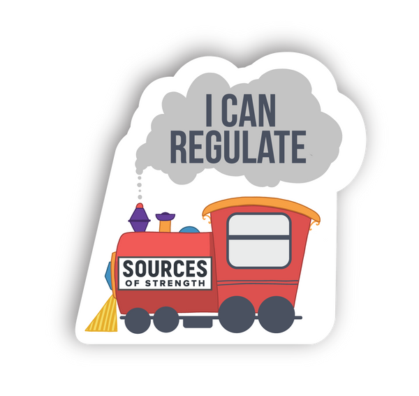 I Can Regulate Train Stickers (50 per pack)